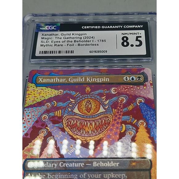 MTG Xanathar Guild Kingpin Borderless SLD Dungeons & Dragons Magic CGC 8.5 NM - Picture 6 of 7
